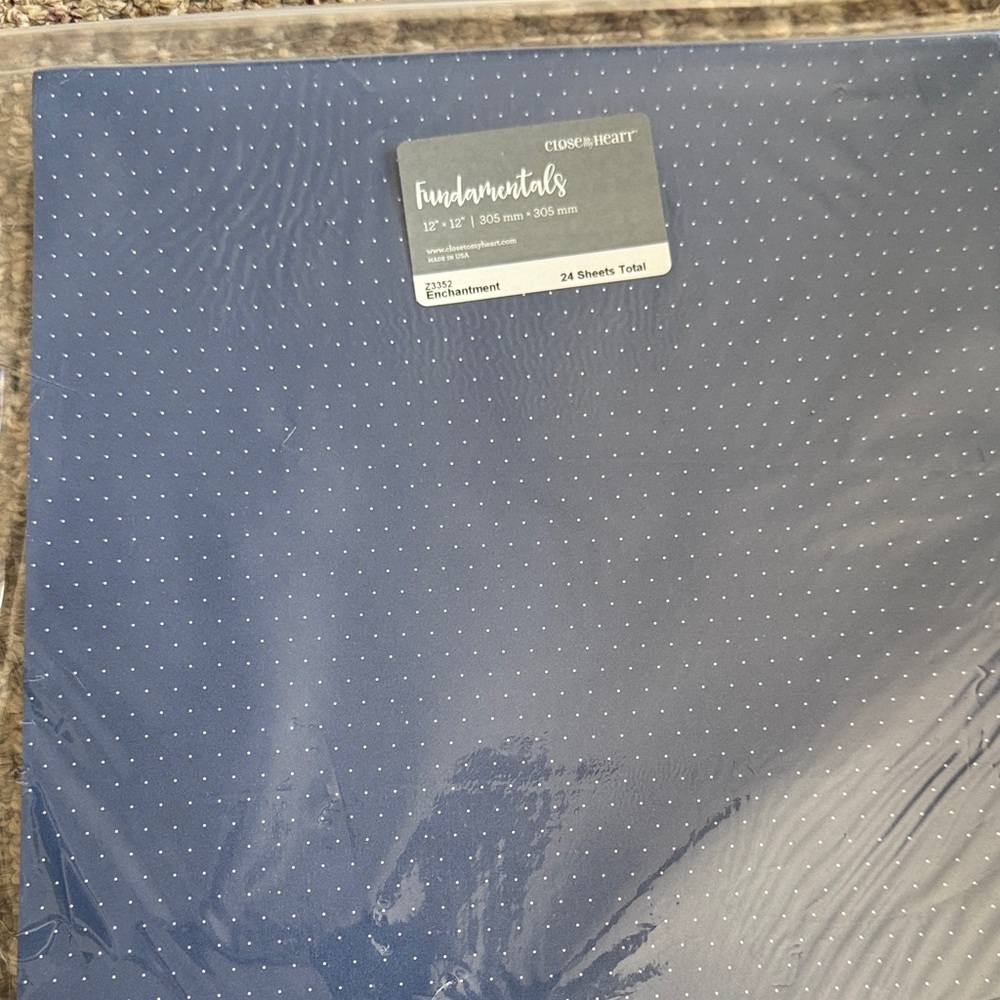 Patterned Scrapbook Paper Stack - Navy, Teal, Red, White